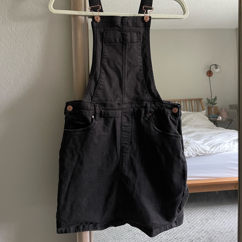 Black Overall Dress